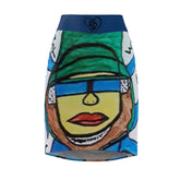 Women's HIP HOP ART Pencil Skirt (AOP)